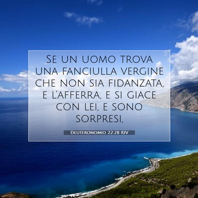 Deuteronomio 22:28 Versetto della Bibbia Spiegato