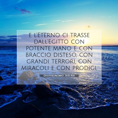 Deuteronomio 26:8 Versetto della Bibbia Spiegato
