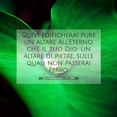 Deuteronomio 27:5 Versetto della Bibbia Spiegato