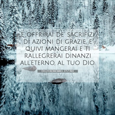 Deuteronomio 27:7 Versetto della Bibbia Spiegato