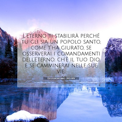 Deuteronomio 28:9 Versetto della Bibbia Spiegato