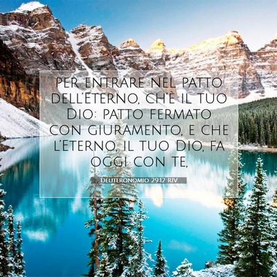 Deuteronomio 29:12 RIV Immagine del Versetto della Bibbia