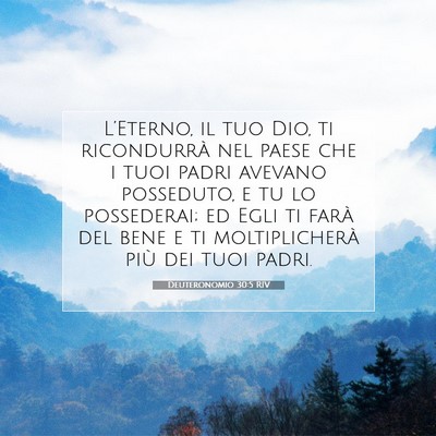 Deuteronomio 30:5 Versetto della Bibbia Spiegato