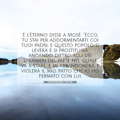 Deuteronomio 31:16 RIV Immagine del Versetto della Bibbia