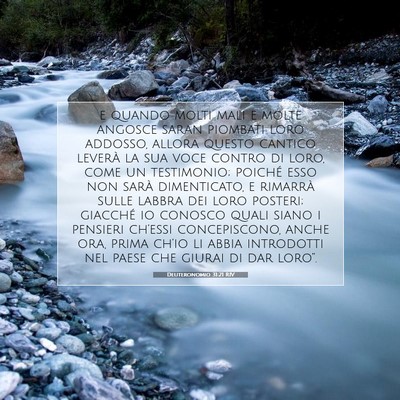 Deuteronomio 31:21 RIV Immagine del Versetto della Bibbia