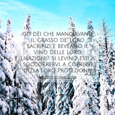 Deuteronomio 32:38 RIV Immagine del Versetto della Bibbia