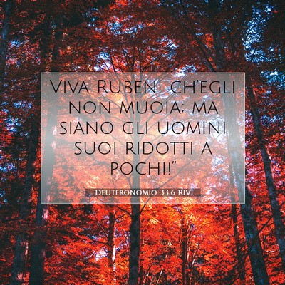 Deuteronomio 33:6 Versetto della Bibbia Spiegato