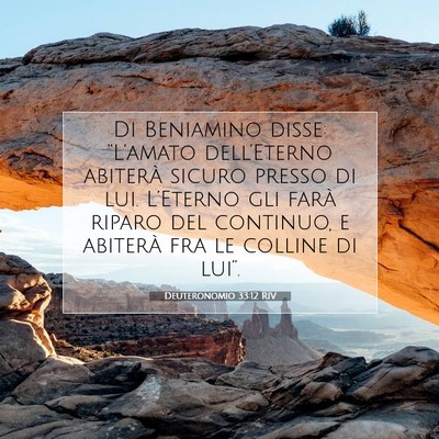 Deuteronomio 33:12 Versetto della Bibbia Spiegato