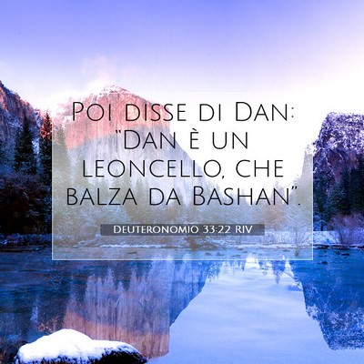 Deuteronomio 33:22 Versetto della Bibbia Spiegato