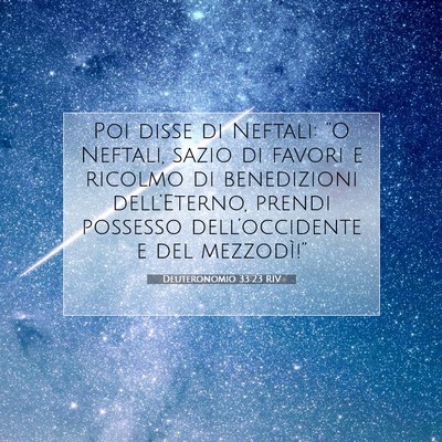 Deuteronomio 33:23 Versetto della Bibbia Spiegato