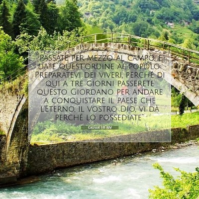 Giosué 1:11 Versetto della Bibbia Spiegato