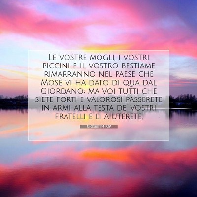 Giosué 1:14 Versetto della Bibbia Spiegato