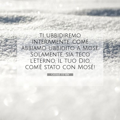 Giosué 1:17 Versetto della Bibbia Spiegato