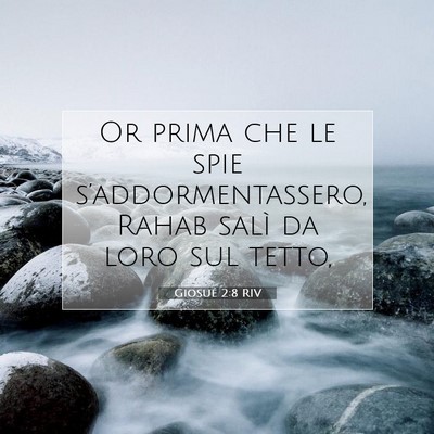 Giosué 2:8 Versetto della Bibbia Spiegato