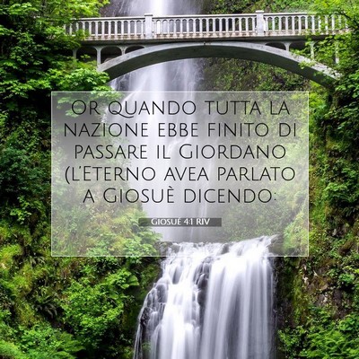 Giosué 4:1 Versetto della Bibbia Spiegato