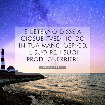 Giosué 6:2 RIV Immagine del Versetto della Bibbia