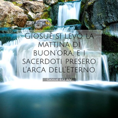 Giosué 6:12 Versetto della Bibbia Spiegato