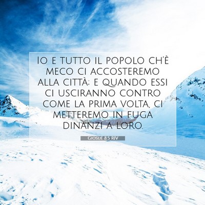 Giosué 8:5 Versetto della Bibbia Spiegato