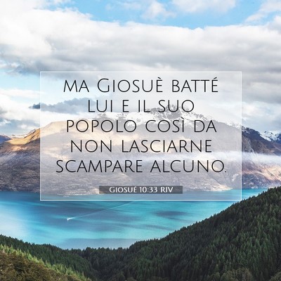 Giosué 10:33 Versetto della Bibbia Spiegato