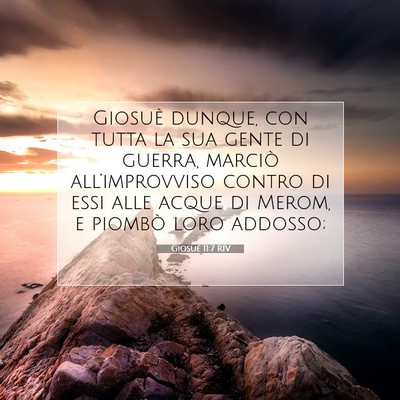 Giosué 11:7 Versetto della Bibbia Spiegato