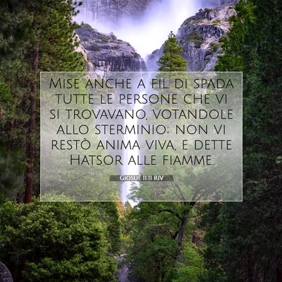 Giosué 11:11 Versetto della Bibbia Spiegato