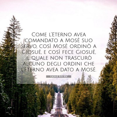 Giosué 11:15 RIV Immagine del Versetto della Bibbia