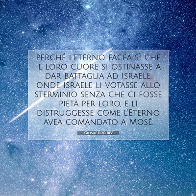Giosué 11:20 Versetto della Bibbia Spiegato
