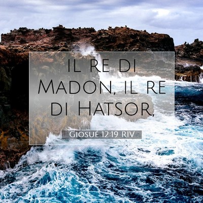 Giosué 12:19 RIV Immagine del Versetto della Bibbia