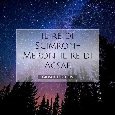 Giosué 12:20 Versetto della Bibbia Spiegato