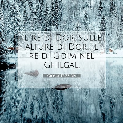Giosué 12:23 Versetto della Bibbia Spiegato