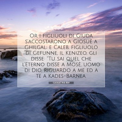 Giosué 14:6 RIV Immagine del Versetto della Bibbia