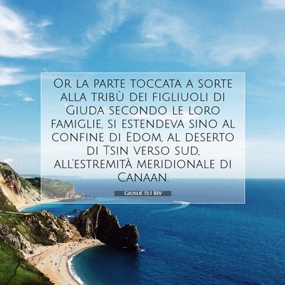Giosué 15:1 Versetto della Bibbia Spiegato