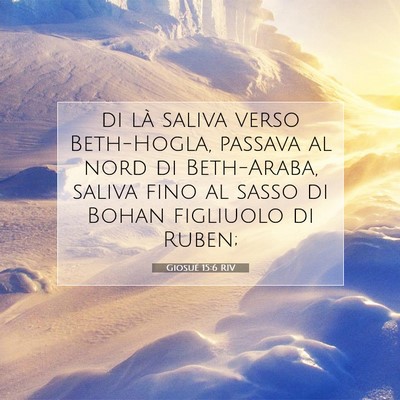 Giosué 15:6 Versetto della Bibbia Spiegato
