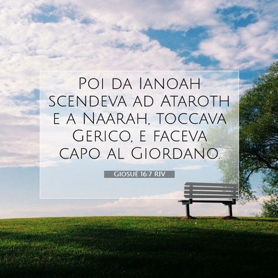 Giosué 16:7 Versetto della Bibbia Spiegato
