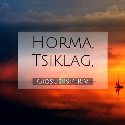 Giosué 19:4 Versetto della Bibbia Spiegato