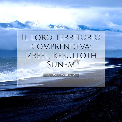 Giosué 19:18 Versetto della Bibbia Spiegato