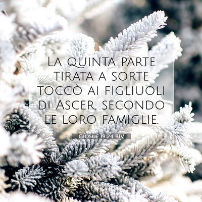 Giosué 19:24 Versetto della Bibbia Spiegato
