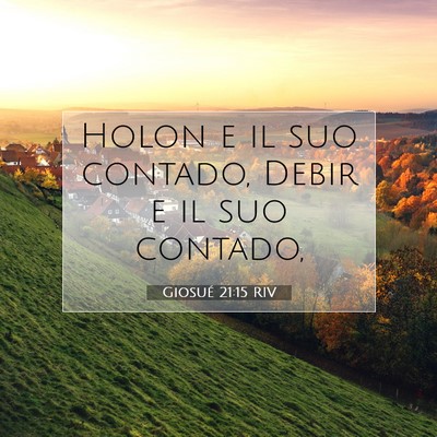 Giosué 21:15 Versetto della Bibbia Spiegato
