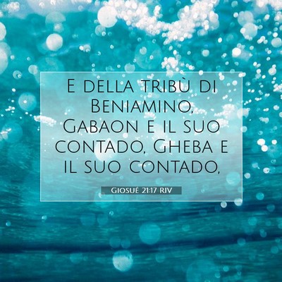 Giosué 21:17 Versetto della Bibbia Spiegato
