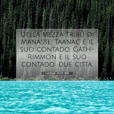 Giosué 21:25 Versetto della Bibbia Spiegato