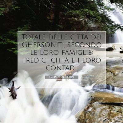 Giosué 21:33 Versetto della Bibbia Spiegato