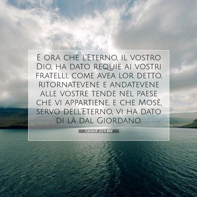 Giosué 22:4 RIV Immagine del Versetto della Bibbia