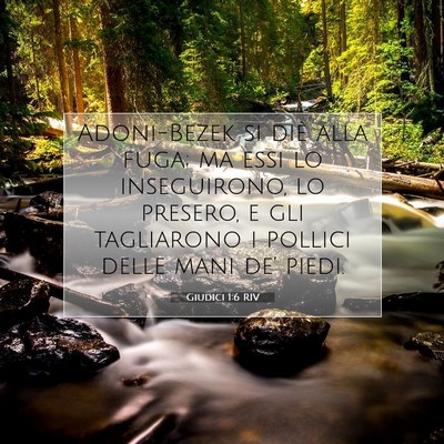 Giudici 1:6 Versetto della Bibbia Spiegato