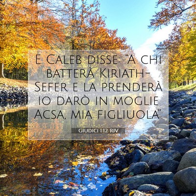 Giudici 1:12 Versetto della Bibbia Spiegato