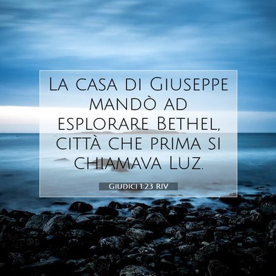 Giudici 1:23 Versetto della Bibbia Spiegato