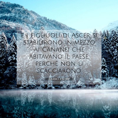 Giudici 1:32 Versetto della Bibbia Spiegato