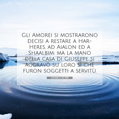 Giudici 1:35 Versetto della Bibbia Spiegato