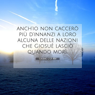 Giudici 2:21 Versetto della Bibbia Spiegato