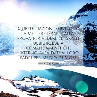 Giudici 3:4 Versetto della Bibbia Spiegato