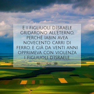 Giudici 4:3 RIV Immagine del Versetto della Bibbia